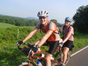 Ed and MG on the Warrenton 200K Route