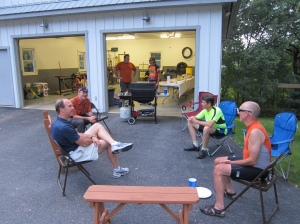 One of the best post-ride dinners you could ask for. Courtesy MG.
